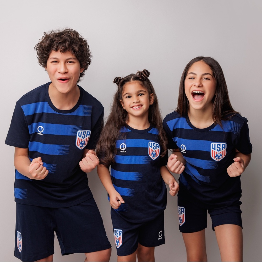 $94 NWT ONSIDE Unisex Teens/Adults U.S Soccer Pajama Set Futbol Premium Cotton